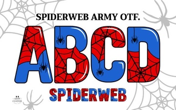 Designing with Spiderweb Army Font for Projects