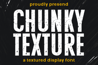 Chunky Text Fonts for Bold Graphic Design