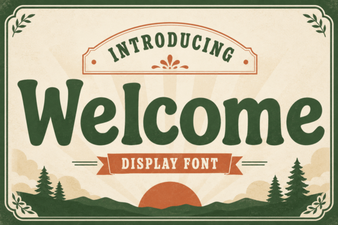Crafting Creative Welcome Pages with Font Style