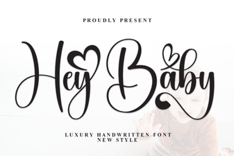 Hey Baby Font for Creative Designs & Projects
