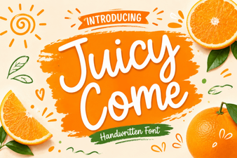 Free Download: Juicy Come Font for Creative Projects