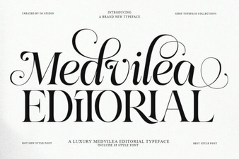 Medvilea Font: Editorial Design & Creative Projects